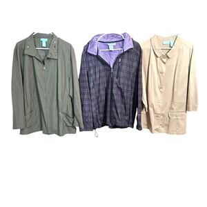 Women's 2X 18W 20W Coats Jackets Long Sleeve Winter Wholesale Bulk Lot of 3 XXL